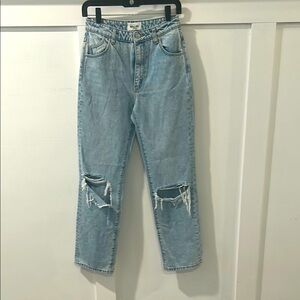 ROLLA’S Destroyed Light Blue Denim Jeans